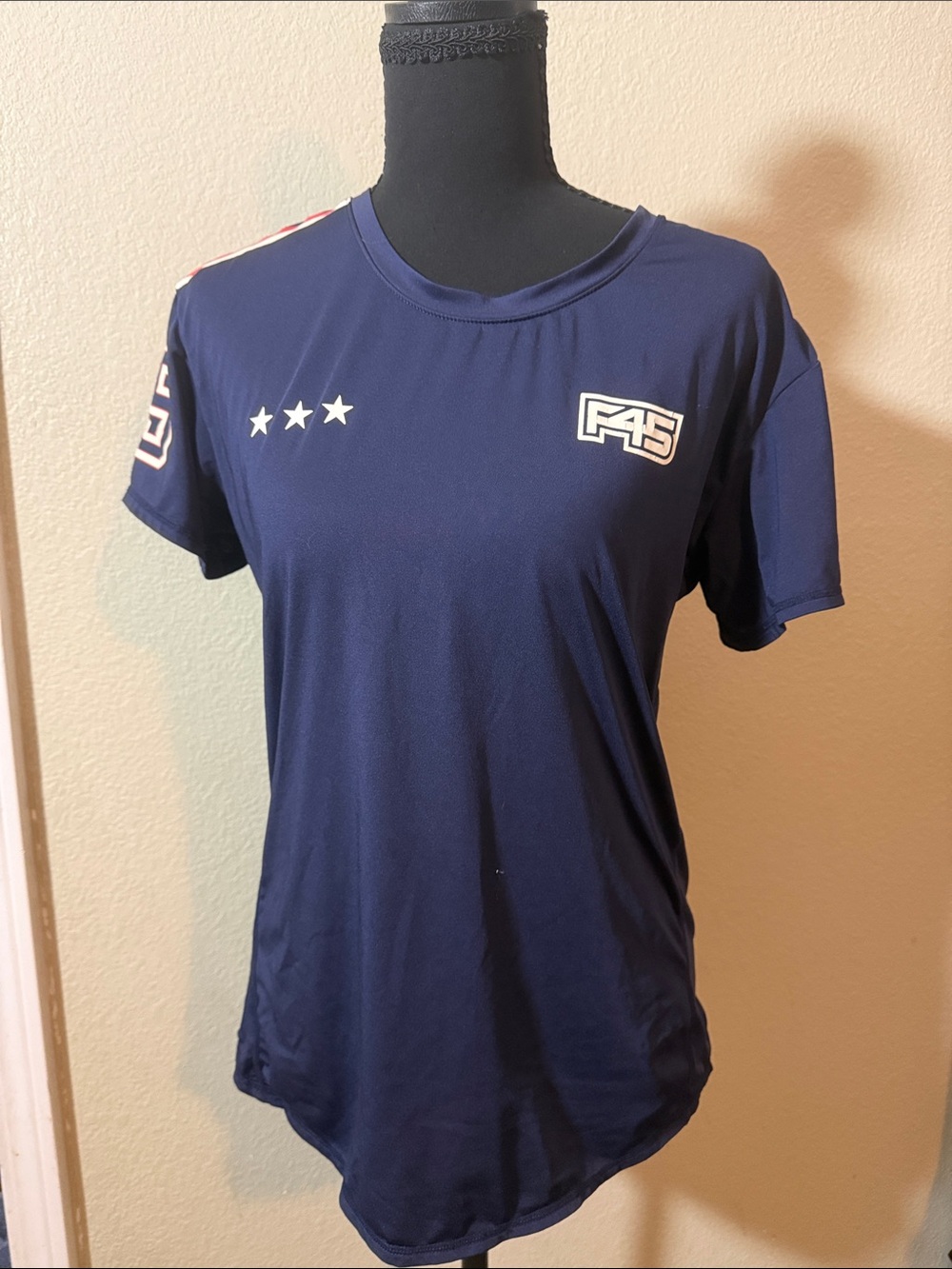 F45 Women's Navy Short Sleeve Performance Tee